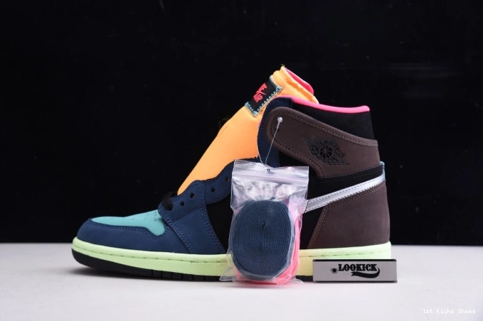 1st Kicks Shoes 555088-201 AIR BIO TOKYO RETRO HIGH 1 JORDAN HACK 0629